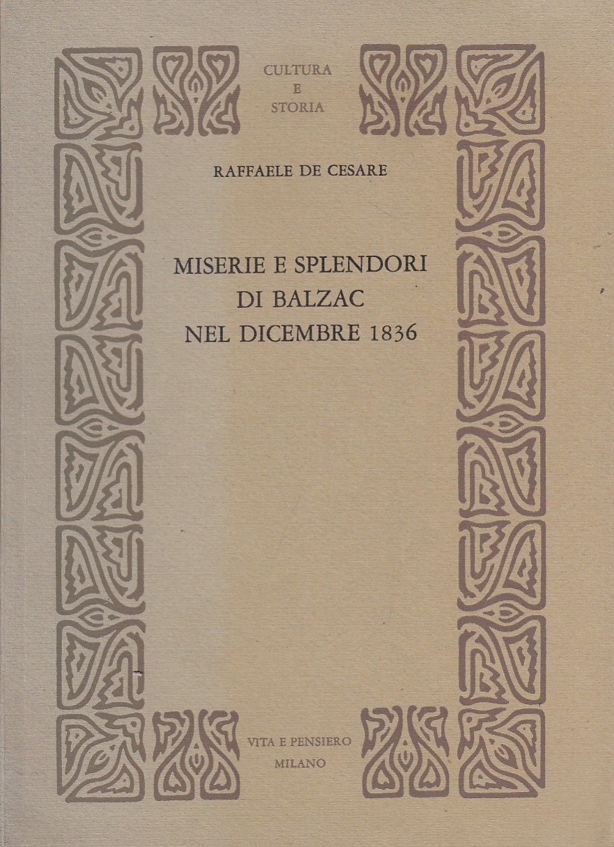 Miseria e splendori di Balzac nel Dicembre 1836