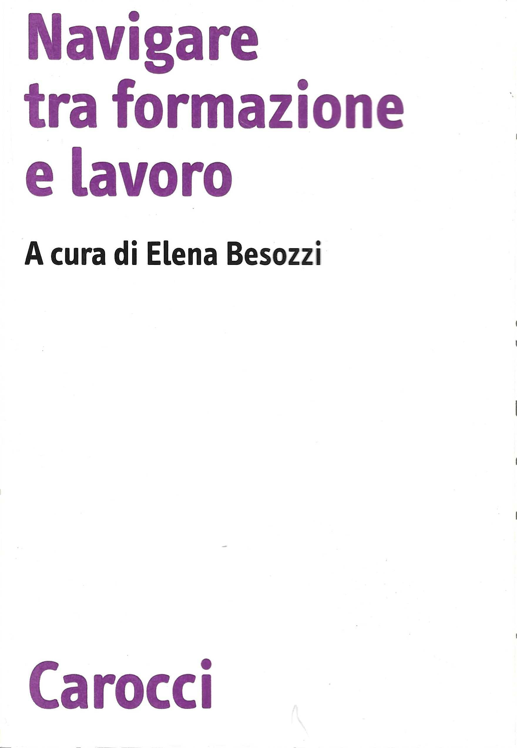 Navigare tra formazione e lavoro