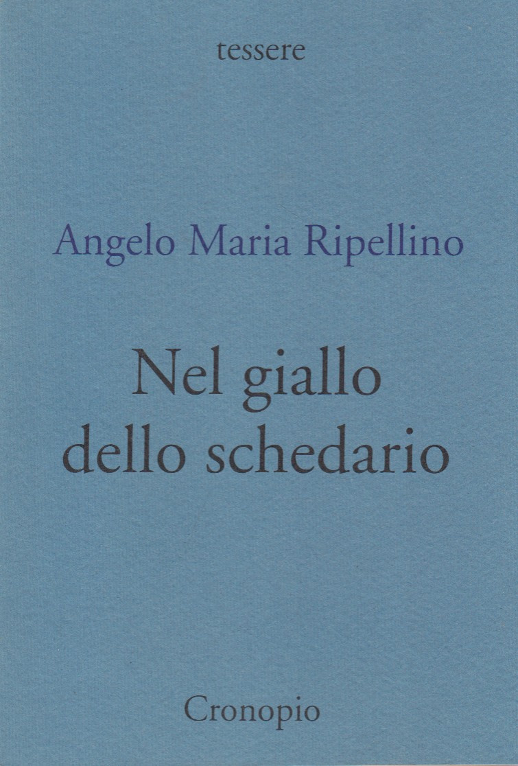 Nel giallo dello schedario. Note e recensioni in forma di …