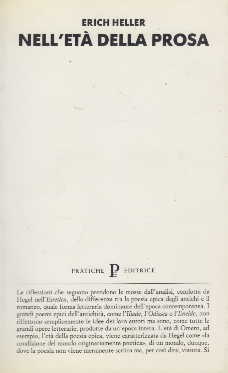 Nell'età della prosa