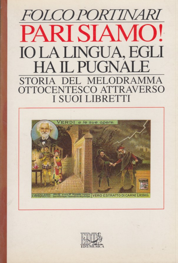 Pari Siamo. Io la lingua, egli ha il pugnale. Storia …