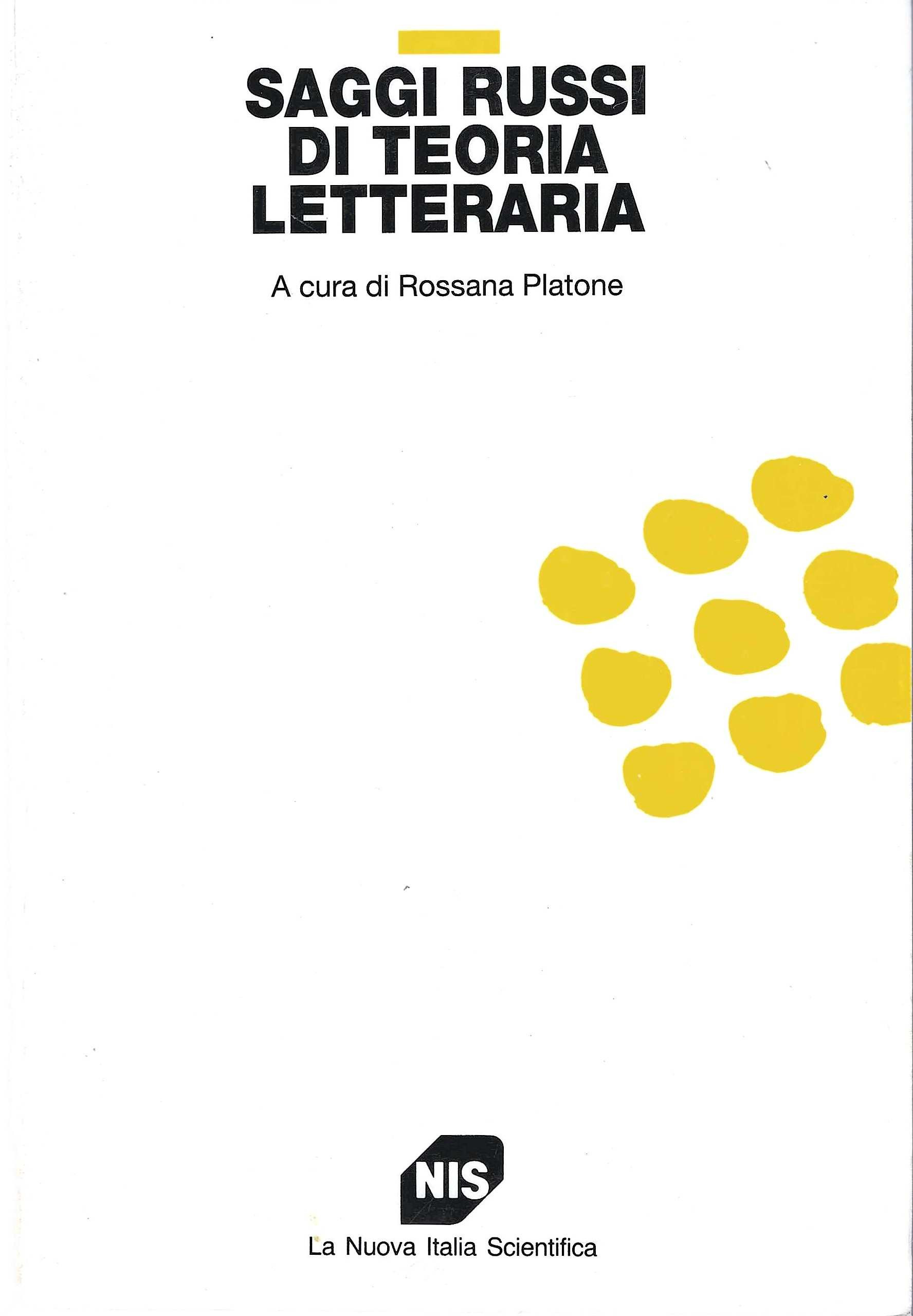 Saggi russi di teoria letteraria