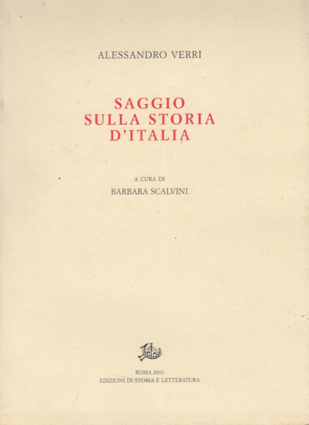 Saggio sulla storia d'Italia