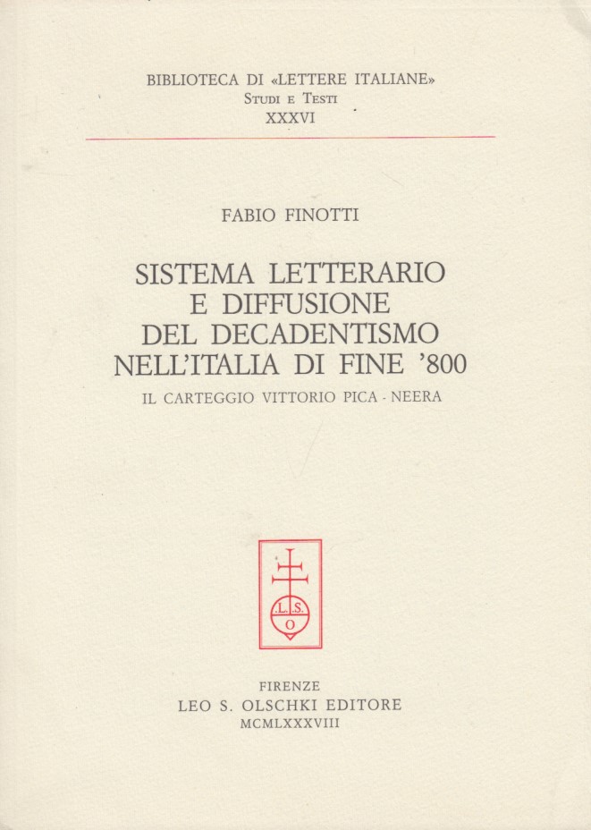 Sistema letterario e diffusione del decadentismo nell'italia di fine '800. …