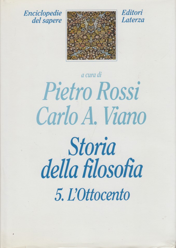 Storia della filosofia. L'ottocento 5