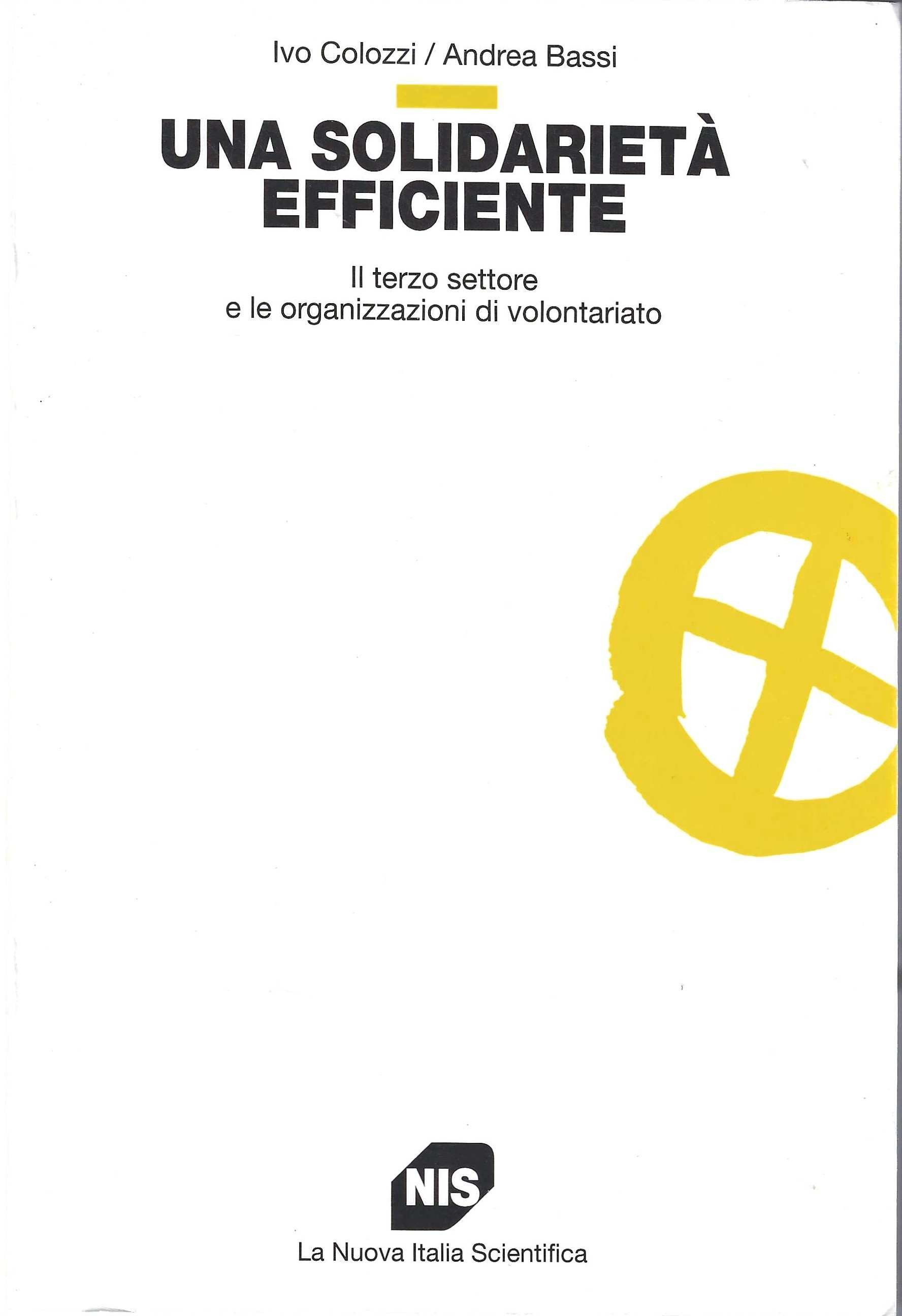 Una solidarietà efficiente. Il terzo settore e le organizzazioni di …