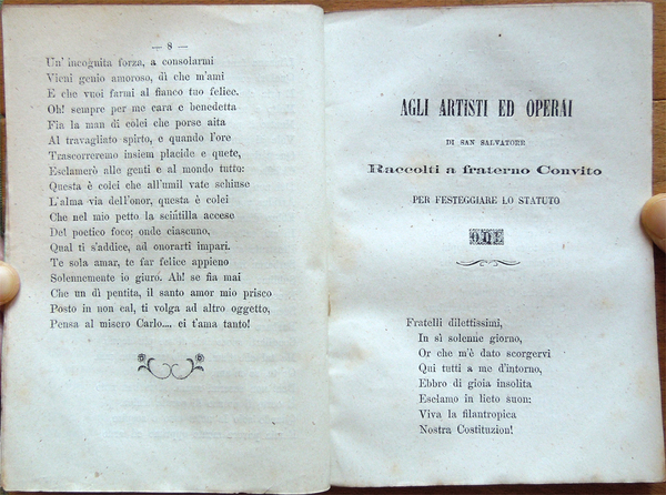 Poesie varie d'argomento politico sociale di Ferraris Carlo Professore e …