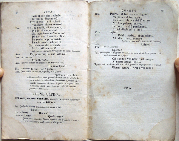 Pelagio. Tragedia lirica in quattro atti. Poesia di Marco D'Arienzo, …