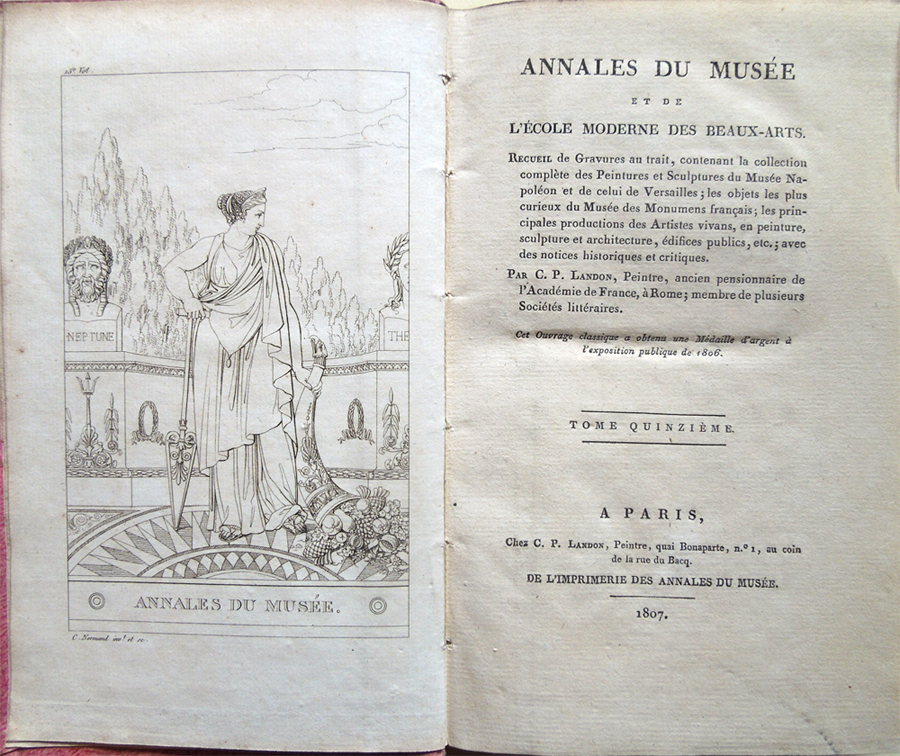 Annales du Musée et de l'École Moderne des Beaux-Arts. Recueil …