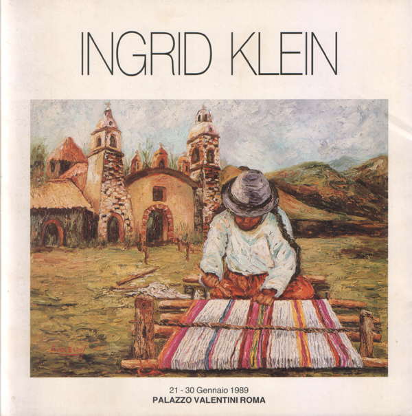 Arte figurativa e classica Peruviana. Personale della pittrice Ingrid Klein. …