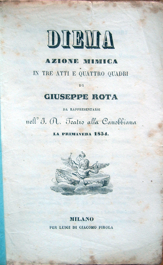 Diema. Azione mimica in tre atti e quattro quadri di …