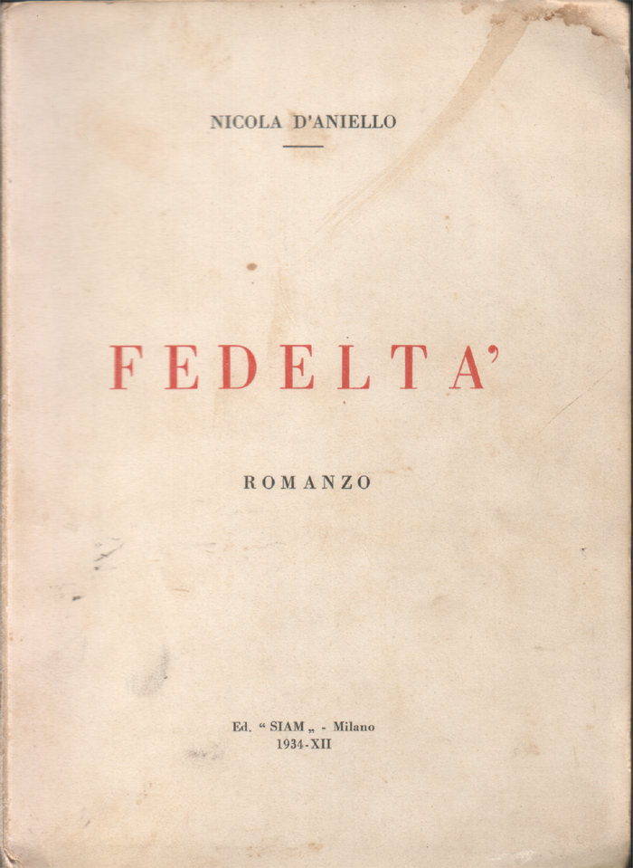 Fedeltà. Romanzo