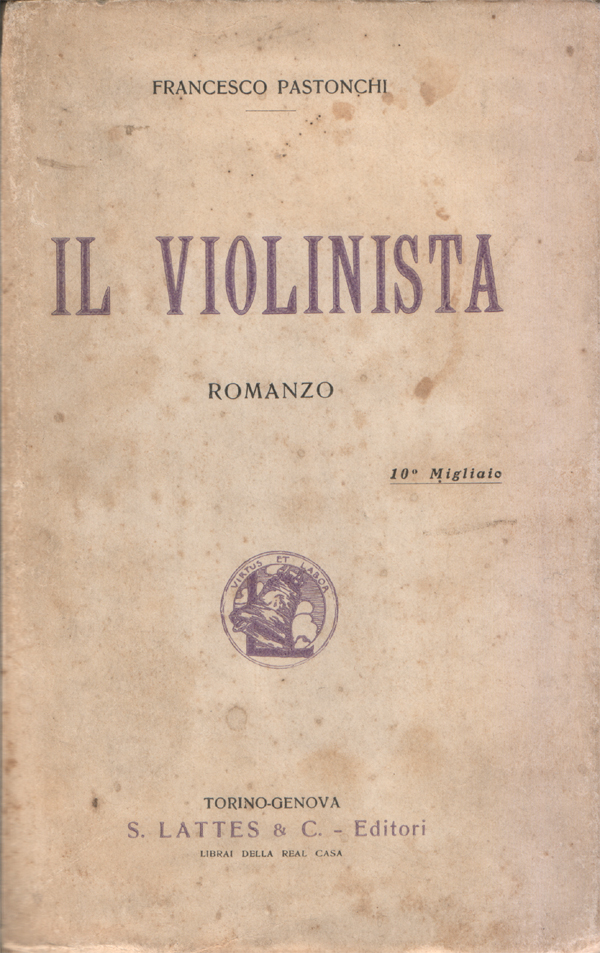 Il violinista. Romanzo