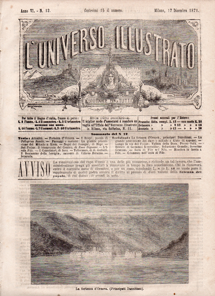 L'Universo Illustrato, giornale per tutti. Anno VI - N. 12, …