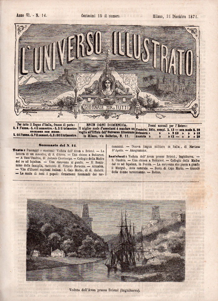 L'Universo Illustrato, giornale per tutti. Anno VI - N. 14, …