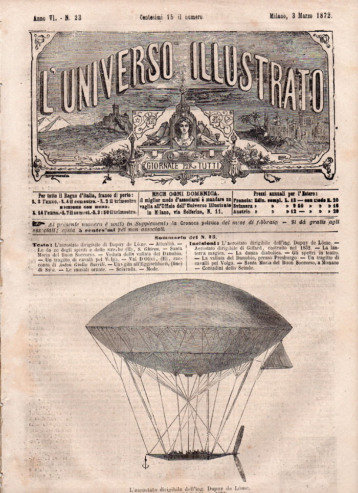 L'Universo Illustrato, giornale per tutti. Anno VI - N. 23, …