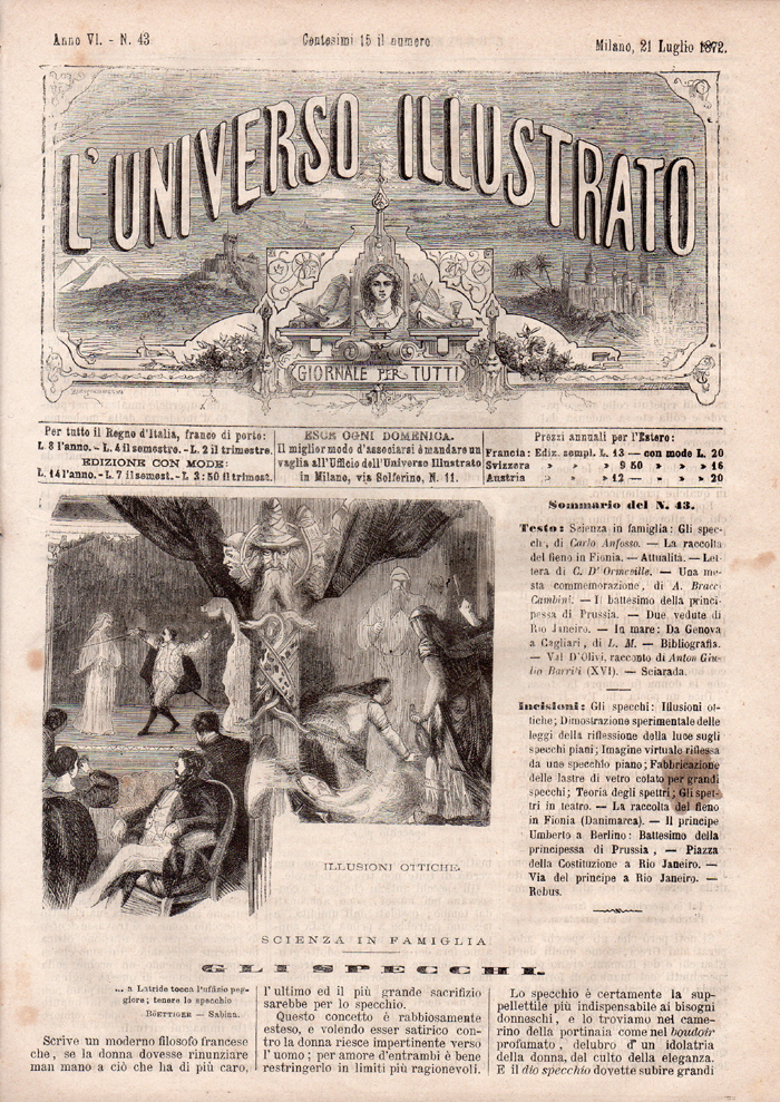 L'Universo Illustrato, giornale per tutti. Anno VI - N. 43, …