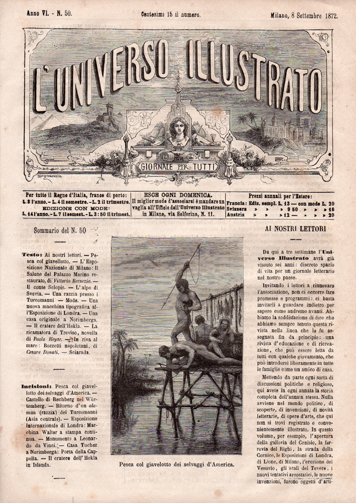 L'Universo Illustrato, giornale per tutti. Anno VI - N. 50, …