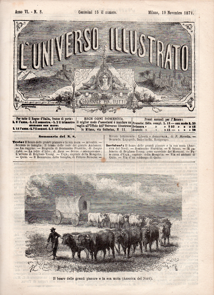 L'Universo Illustrato, giornale per tutti. Anno VI - N. 8, …