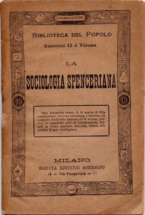 La sociologia spenceriana