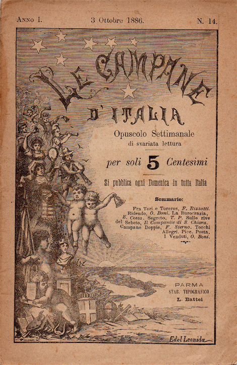 Le campane d'Italia. Opuscolo settimanale di 32 pagine. Anno I, …