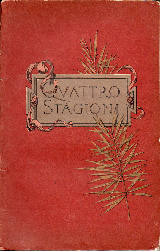 Le quattro stagioni. Strenna a Beneficio dei Rachitici con disegni …