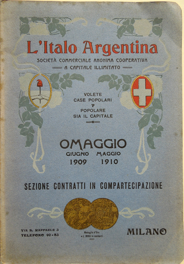 Omaggio Giugno 1909 - Maggio 1910. Sezione Contratti a compartecipazione …