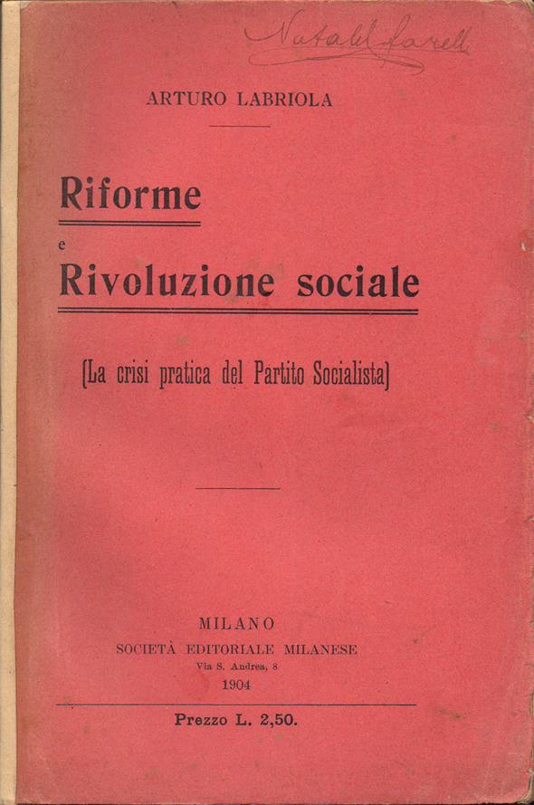 Riforme e rivoluzione sociale [La crisi pratica del Partito Socialista]