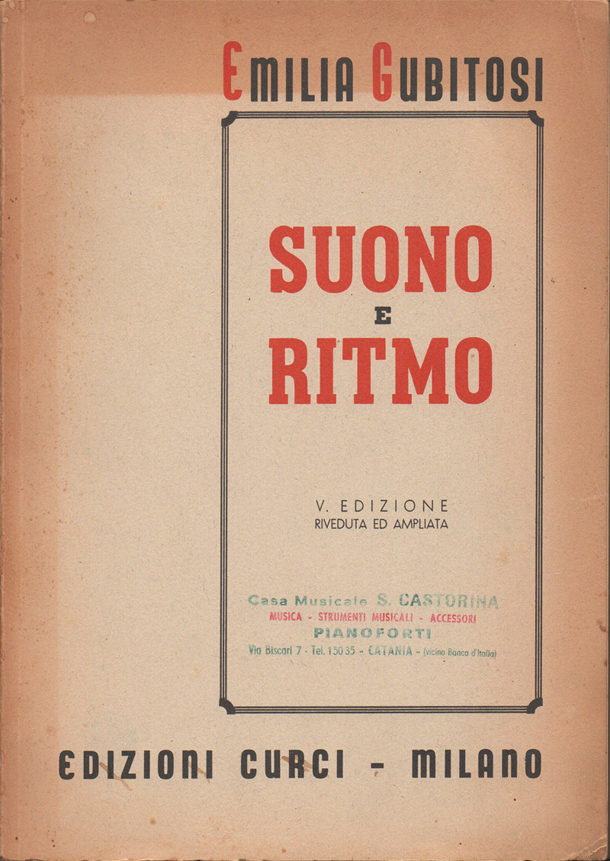 Suono e ritmo. Teoria della musica per i corsi superiori …