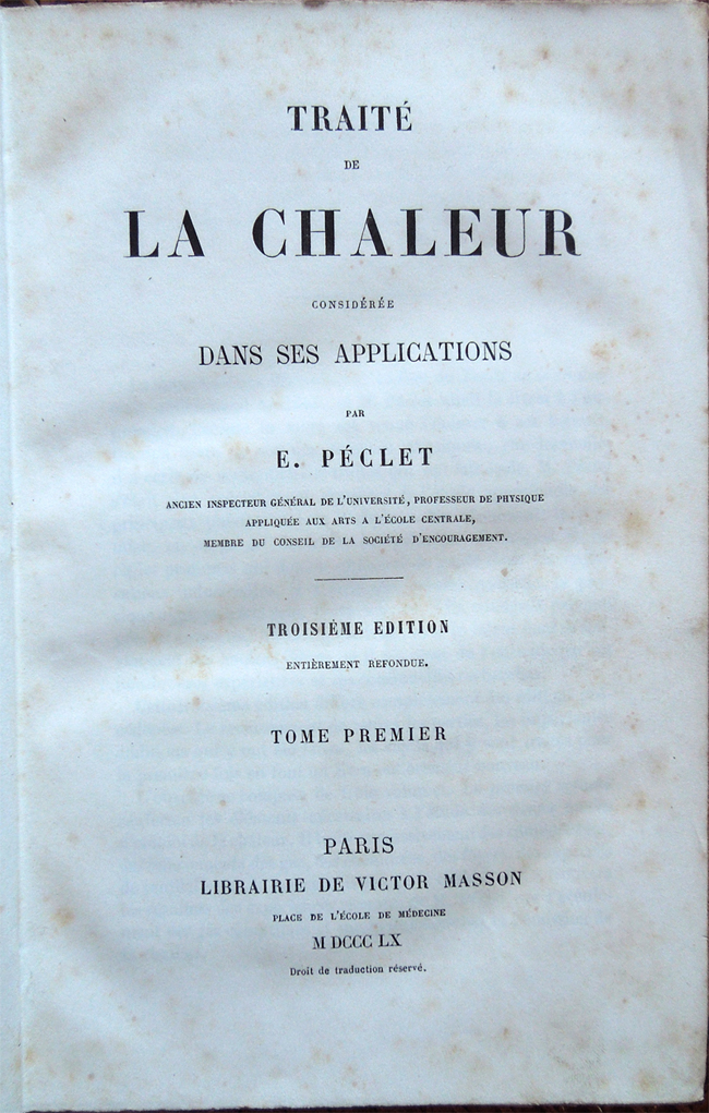 Traité de la chaleur considérée dans ses applications par E. …