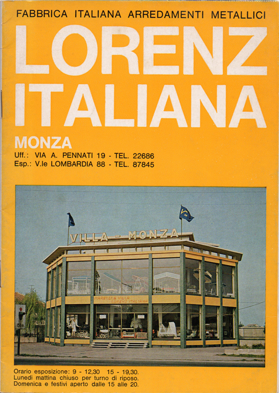 Vecchio catalogo della Lorenz Italiana - Fabbrica Italiana Arredamenti Metallici, …