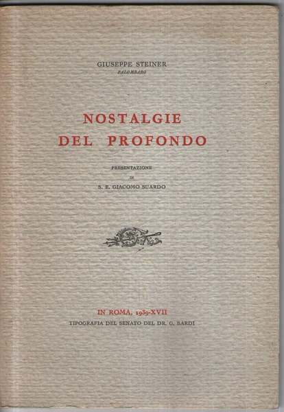 nostalgie del profondo