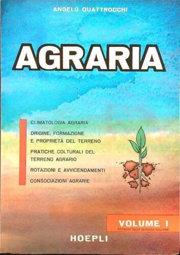 "AGRARIA Climatologia agraria - Origine formazione e proprietà del terreno …