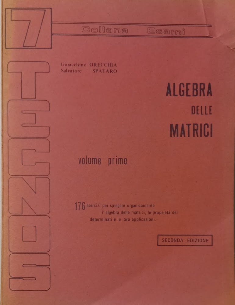 Algebra delle matrici vol i^
