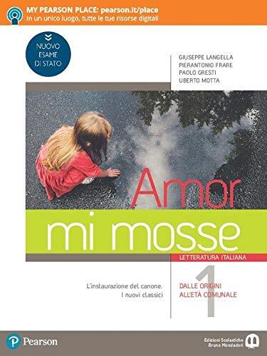 Amor mi mosse. Letteratura italiana. L'instaurazione del canone. I nuovi …