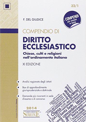 Compendio di diritto ecclesiastico. Chiese, culti e religioni nell'ordinamento italiano