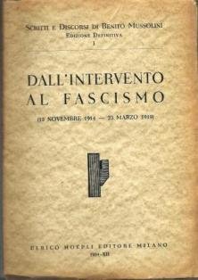 Dall'Intervento Al Fascismo