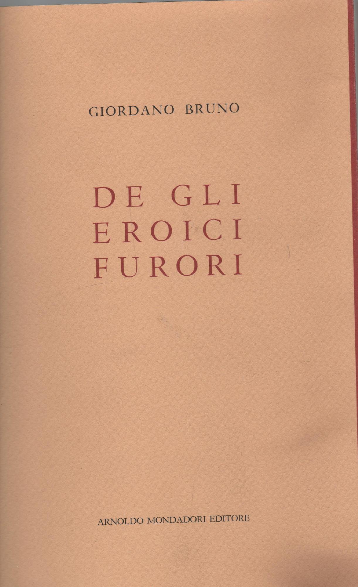 De gli eroici furori