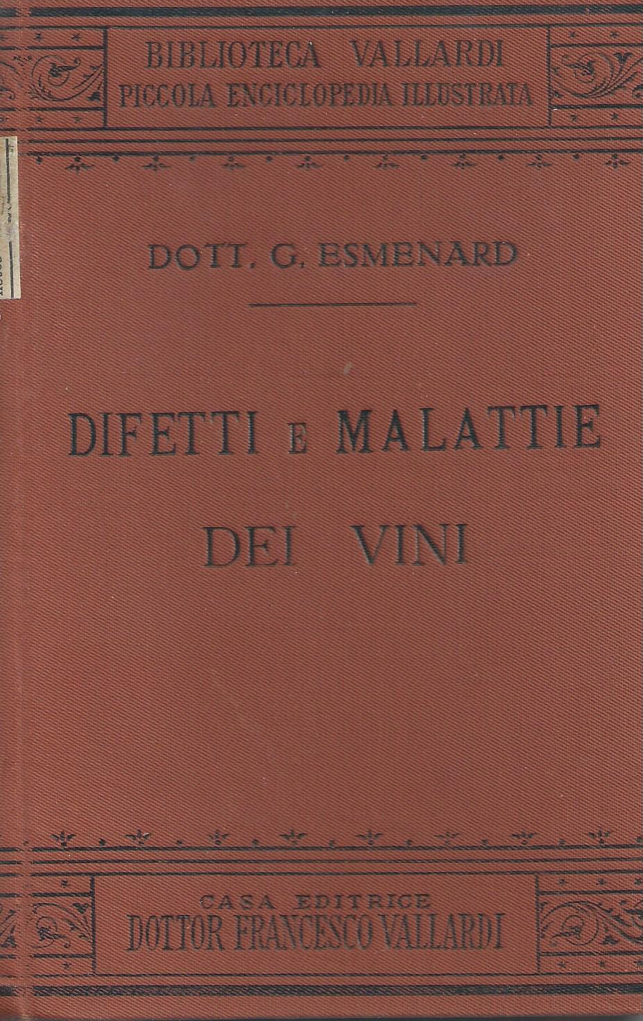 DIFETTI E MALATTIE DEI VINI