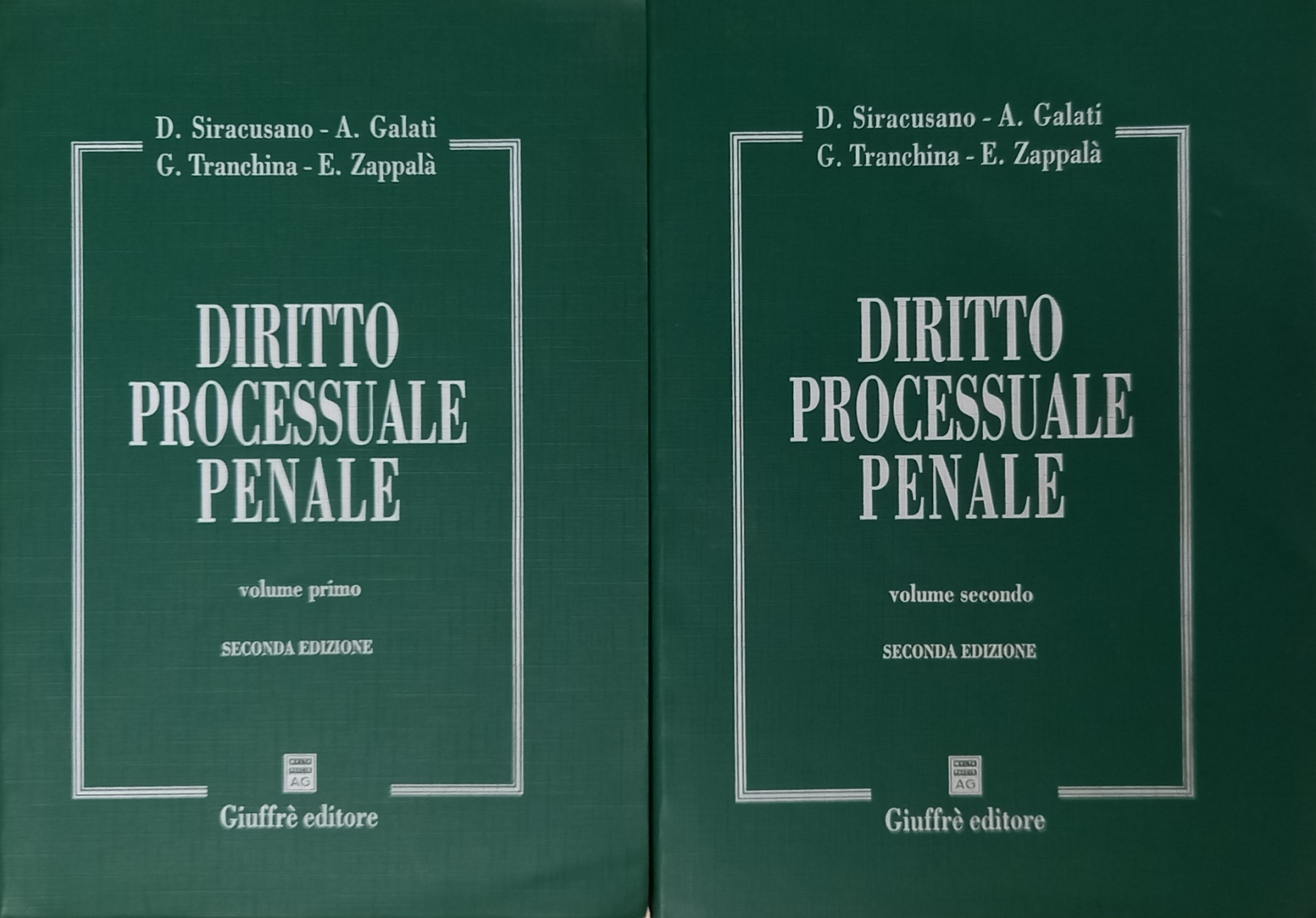 Diritto processuale penale (Volumi 1 e 2)