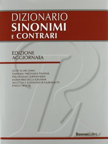 Dizionario dei sinonimi e contrari