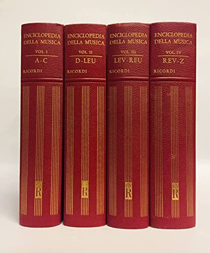 ENCICLOPEDIA DELLA MUSICA (4 Volumi)