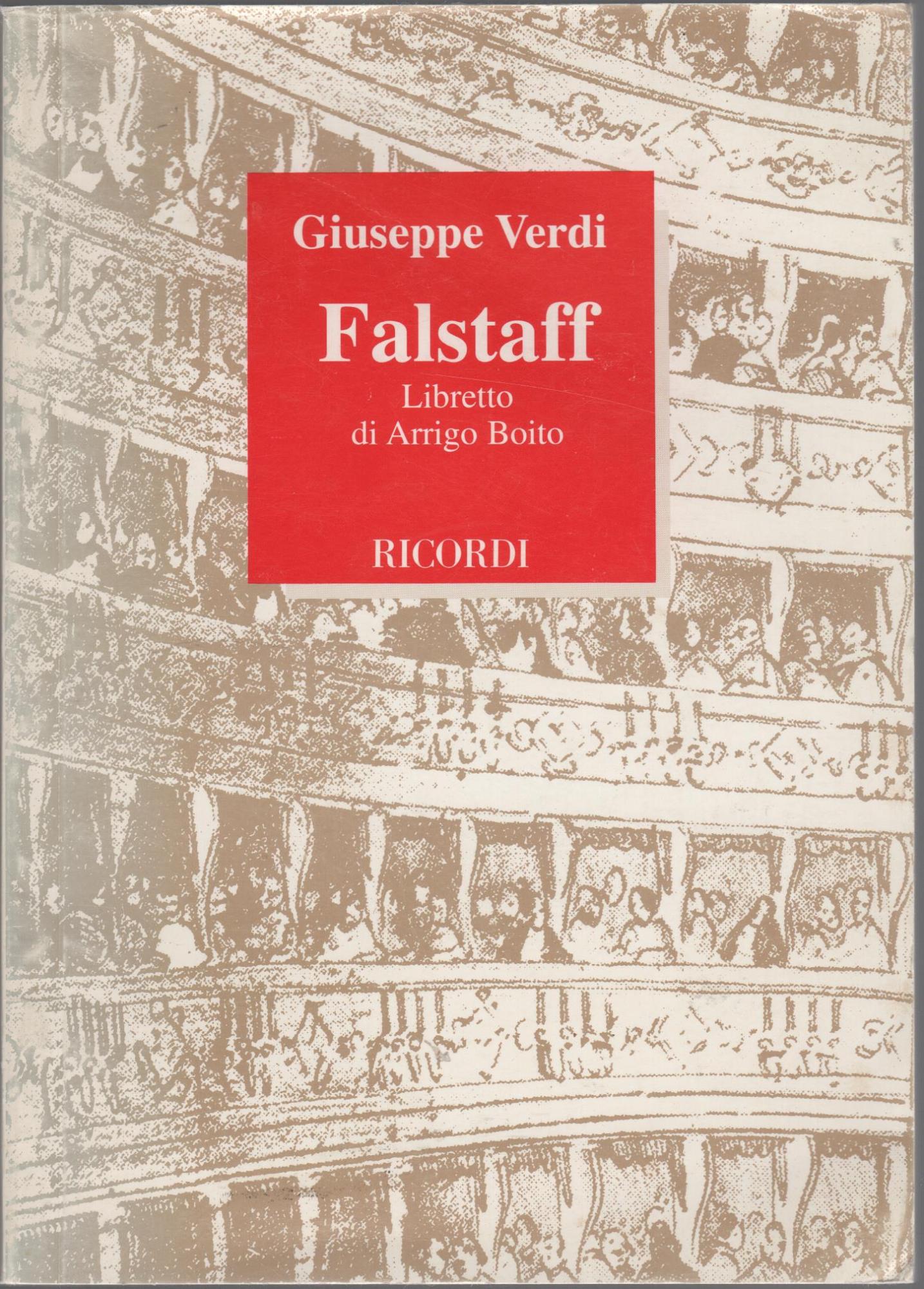 Falstaff. Musica di Giuseppe Verdi