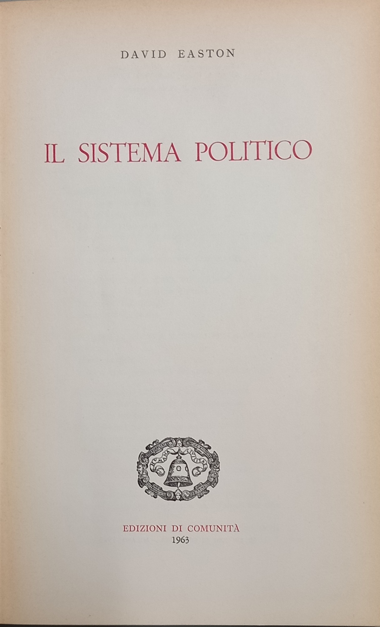 Il sistema politico.