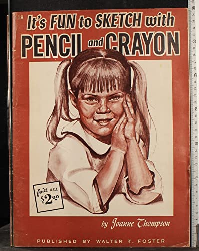 It's fun to sketch with pencil and crayon