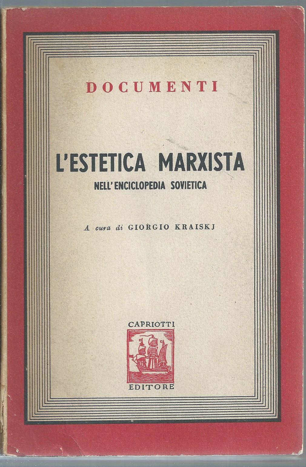 L'estetica marxista nell'enciclopedia sovietica