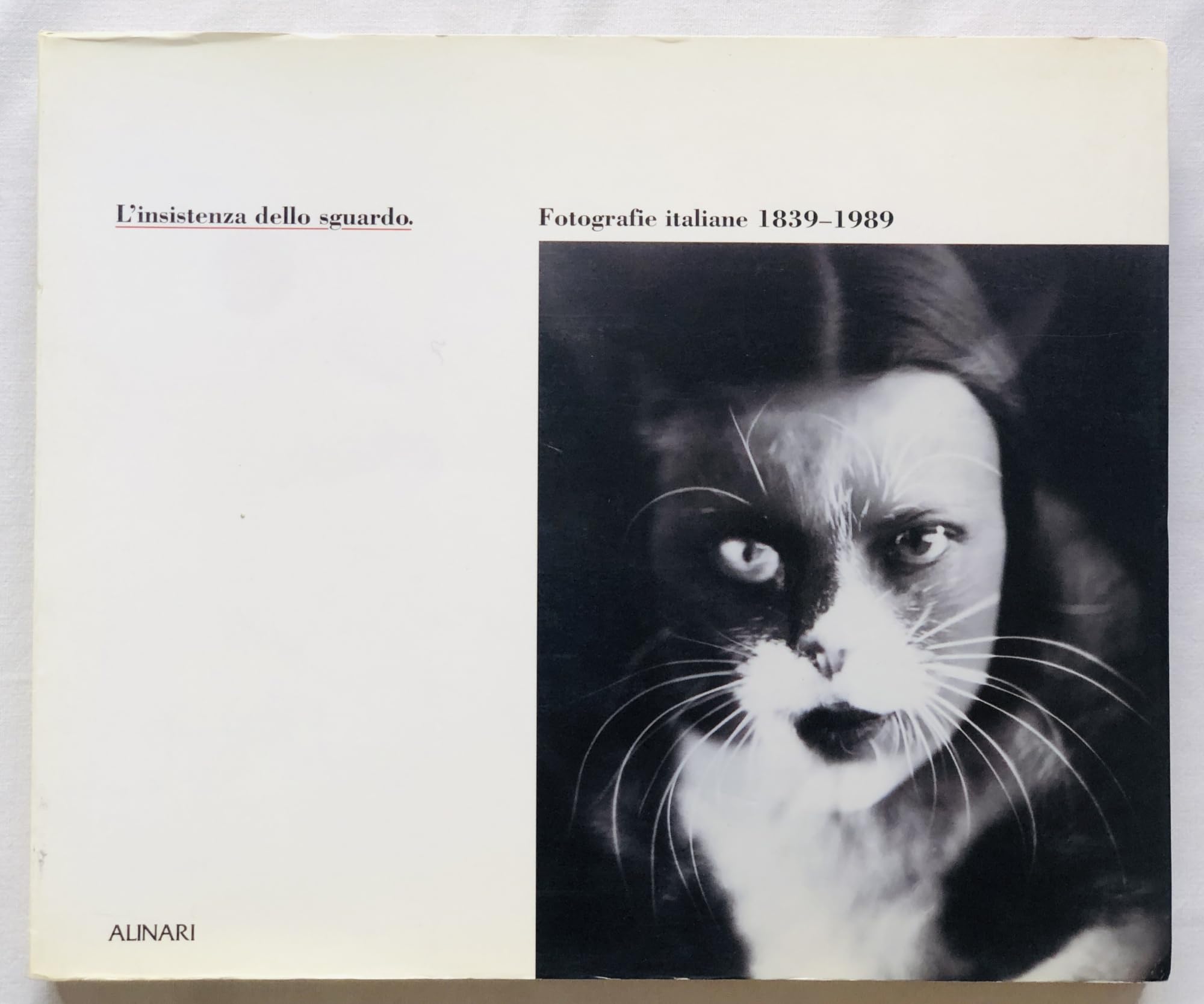 L'insistenza dello sguardo. Fotografie italiane (1839-1989). Ediz. illustrata