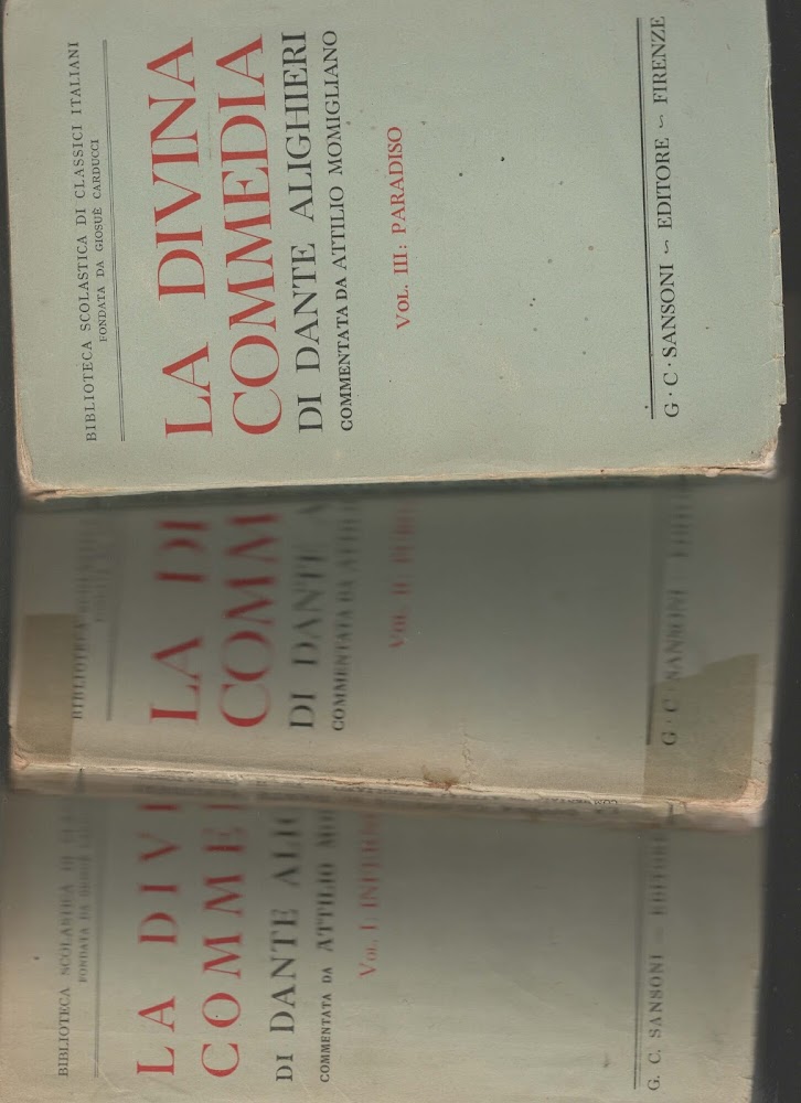 LA DIVINA COMMEDIA INFERNO ,PURGATORIO,PARADISO