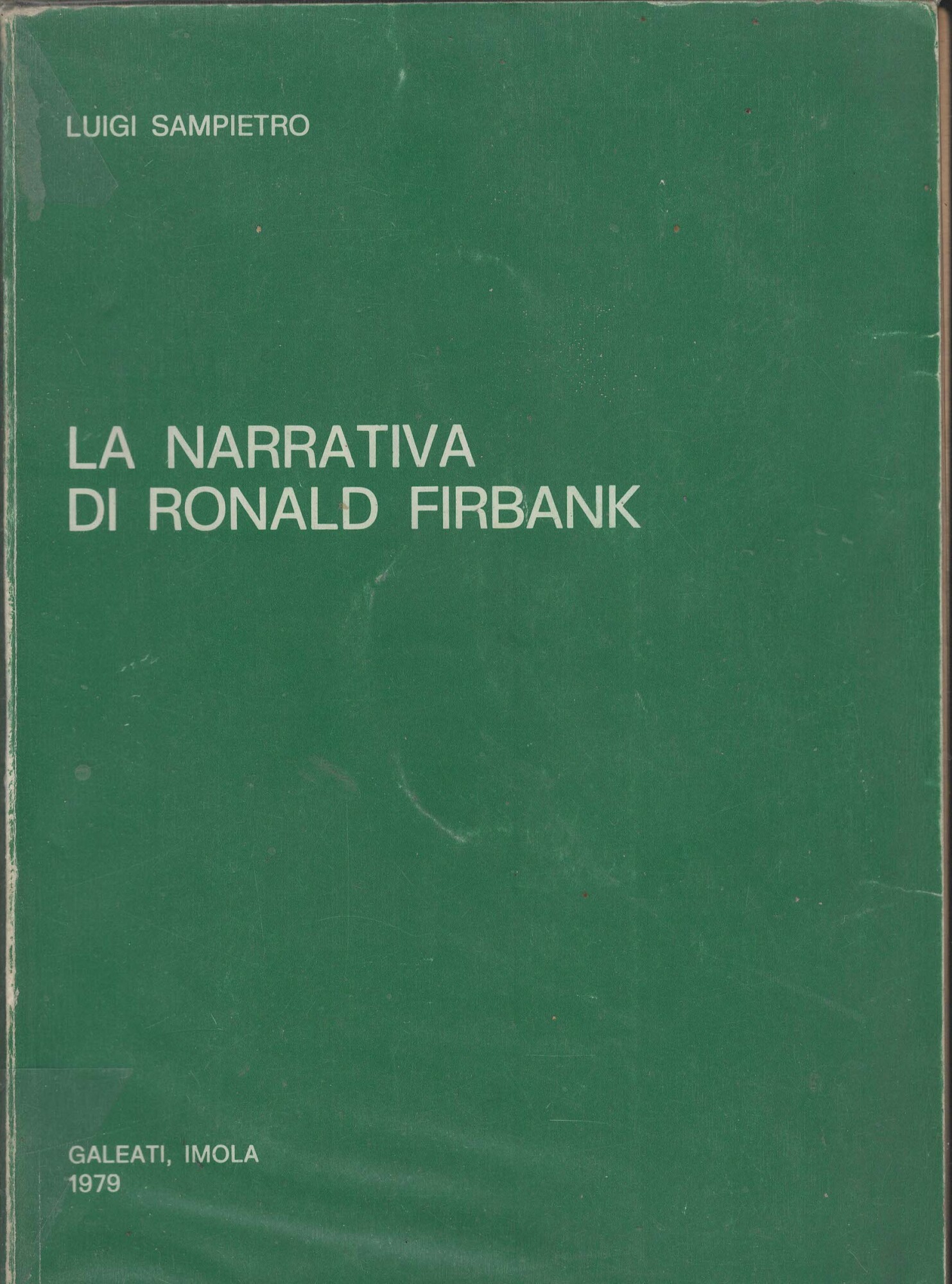 LA NARRATIVA DI RONALD FIRBANK