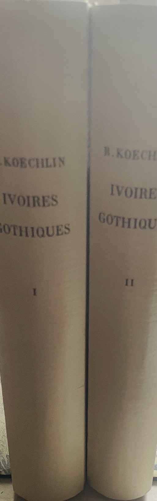 LES IVOIRES GOTHIQUES FRANCAIS IN 2 VOLUMI